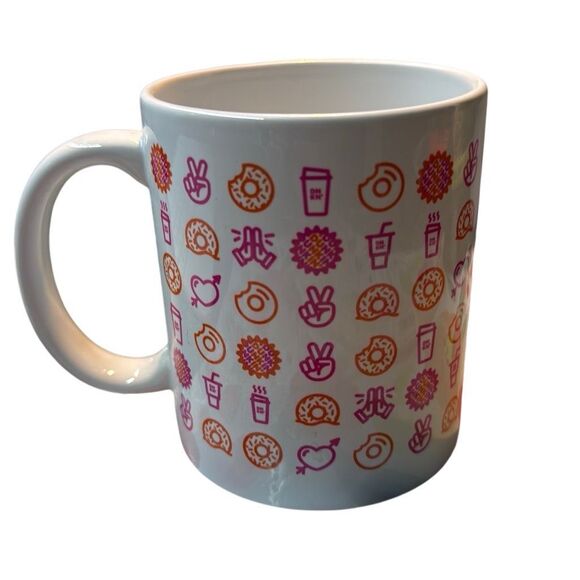 Dunkin’ Donuts Holiday 2019 Limited Edition Coffee Mug Ceramic 12oz Cup White or - Picture 5 of 7